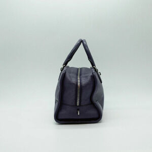 Loewe Purple Boston Bag Amazona Silver Leather Handbag